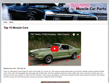 Tablet Screenshot of musclecarcool.com
